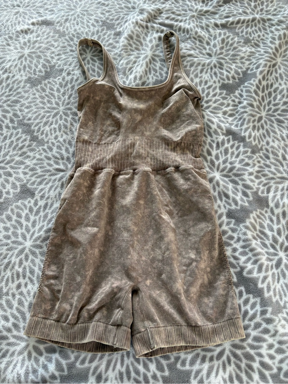 Chic By Ally B Romper in Taupe